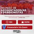 Amanhã, 03/06, tem Reunião Mensal de Aposentados e Pensionistas no Sindipetro Caxias