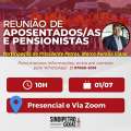 Sindipetro Caxias realiza Reunião Mensal de Aposentados/as e Pensionistas com a participação do presidente da Petros, Marco Aurélio Viana