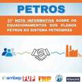 21ª Nota do Fórum em Defesa dos Participantes e Assistidos da Petros sobre os Equacionamentos dos Planos Petros do Sistema Petrobrás