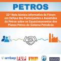 22ª Nota técnica informativa do Fórum em Defesa dos Participantes e Assistidos da Petros