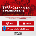 Reunião Aposentados/as Agosto
